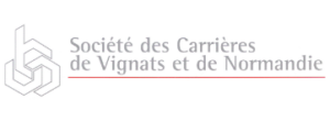 Logo de la Société des Carrières de Vignats et de Normandie.